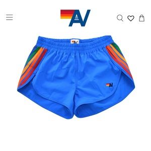 Brand new tags still attached AVIATOR NATION WOMEN'S 5 STRIPE FLEX BOARD SHORTS